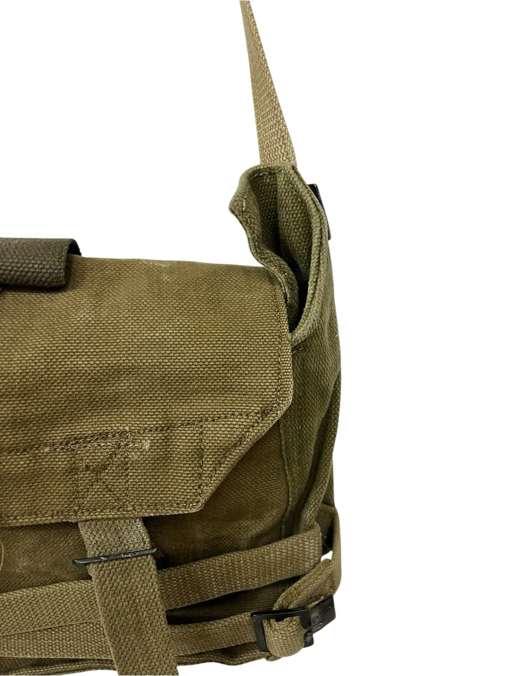 Vintage 50s Military Haversack Bag Knapsack